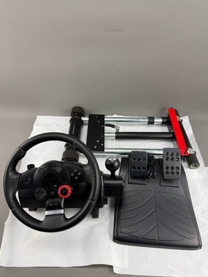Logitech Driving Force GT E-X5C19 Steering Wheel W/ Pedals & Wheel Stand Pro