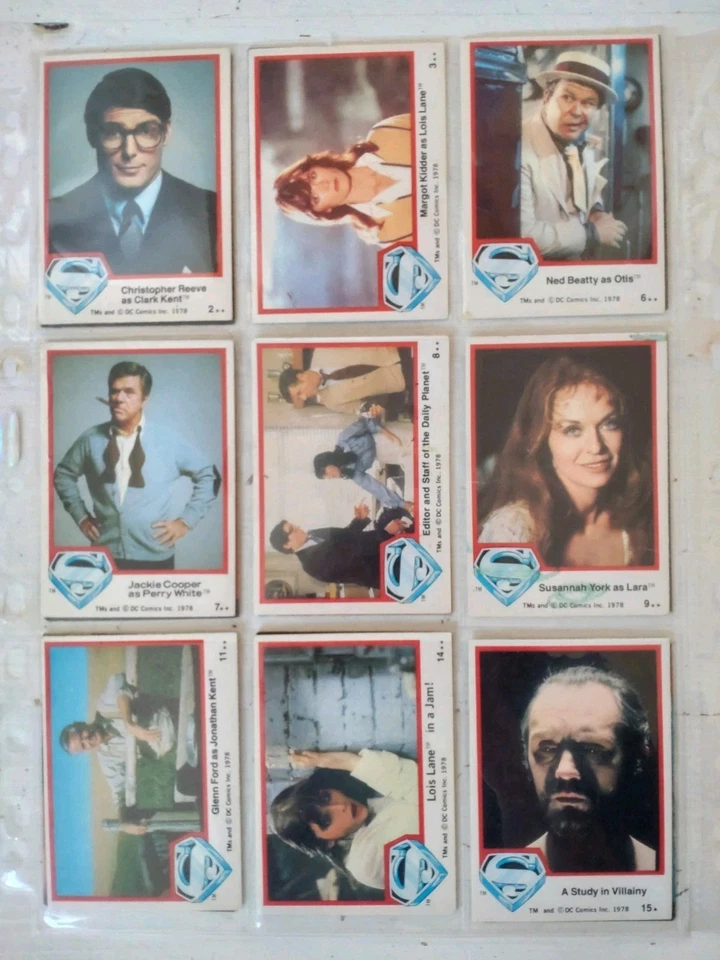 VINTAGE SUPERMAN The Movie Topps UK 1st Series - 1978 (36 Cards) - Image 2 of 4