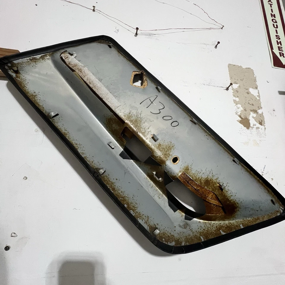 Panel interior de puerta trasero izquierdo lado del conductor Honda Accord 1990-1993 cuero negro OEM Foto 2 de 4