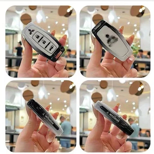 Capa protetora chaveiro carro para Mitsubishi L200 ASX RVR Mirage - Imagem 3 de 3