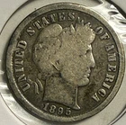 1895-S Barber Dime - (5-16/YWR)