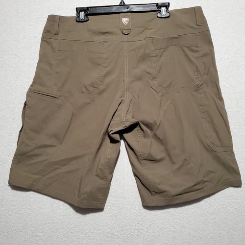 Kuhl Shorts Mens 40 Renegade Brown Cargo Nylon Hiking Camping Fish Work Dad 5121 - Picture 10 of 20