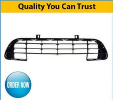 2005-Front Lower Centre Bumper Grille Matte Black Not VTR Fits Citroen C3 09 New