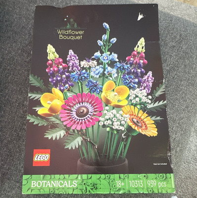 LEGO Botanicals Wildflower Bouquet Set 10313, 939 Teile, 18+, Schachtel