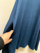 Ann Taylor LOFT XS Teal Sleeveless A Line Dress with Pockets