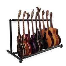 Guitar Stand Storage, Bass Display Rack, 9 Multi Guitar Holder for Electric A...
