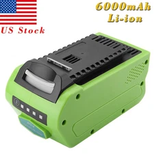 G-MAX 40V 6.0Ah Replacement Battery for Greenworks 29462 29472 22272 24252