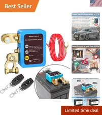 Remote Battery Disconnect Switch 12v, 240A, Upgrade Smart Voltage Car Kill Sw...