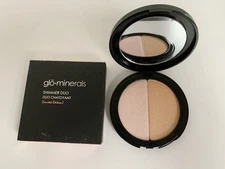 Glo Minerals Duo “Candle” Highlighter Bronzer  Shimmer Limited Edition With Box