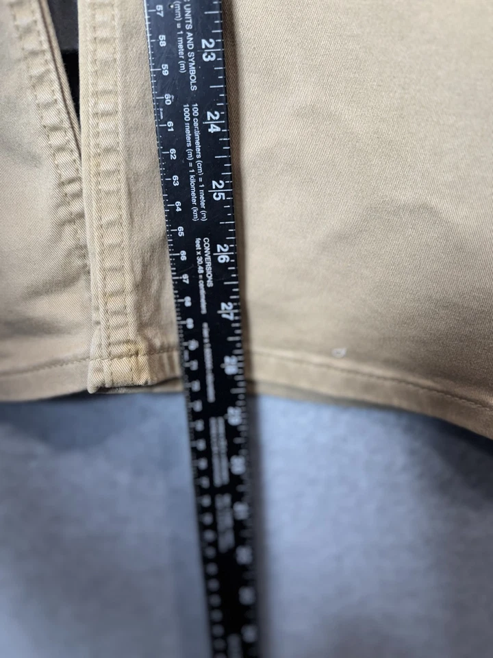 Pantalones Riders By Lee Mujer 20W Largo Beige Caqui Instantáneamente Adelgaza Pierna Recta Foto 3 de 4