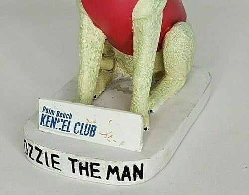 Vintage Palm Beach Kennel Club Ozzie The Man Bobblehead Rare Retired Mascot! - Picture 4 of 5