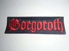 GORGOROTH BLACK METAL EMBROIDERED PATCH