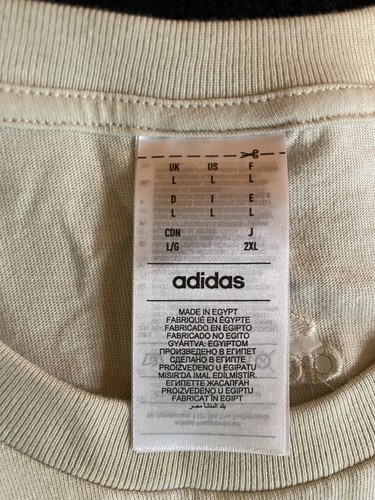 ADIDAS Men's L Camo Graphic Amplifier Tee T-Shirt White Short Sleeve - Picture 2 of 3