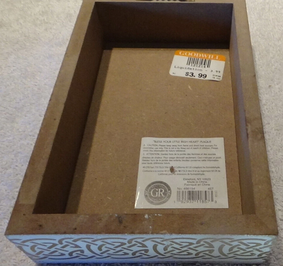 Bless Your Little Irish Heart & Every Other Irish Part Sign - Image 2 of 2