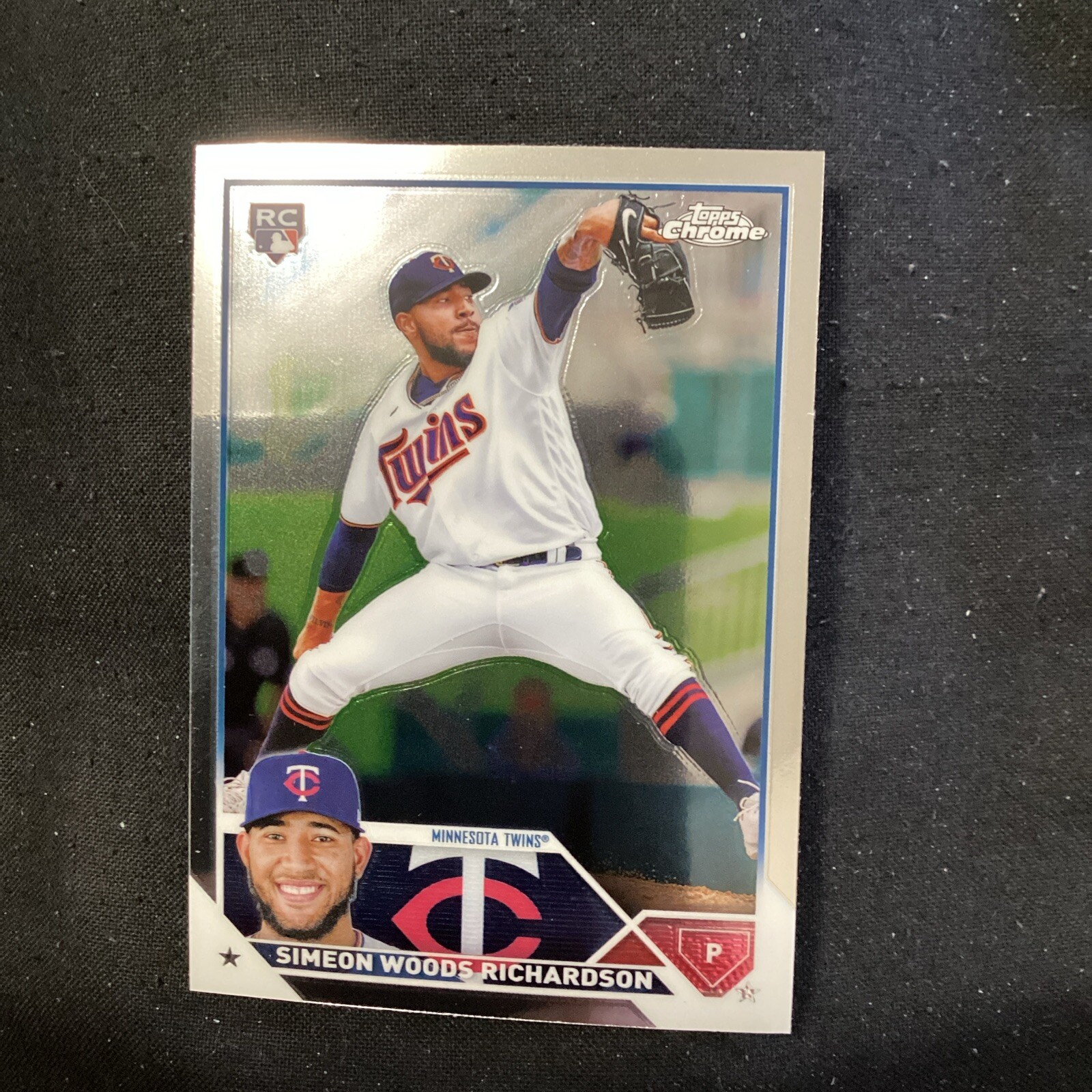 2023 Topps Chrome Simeon Woods Richardson #173 Rookie Minnesota Twins         14