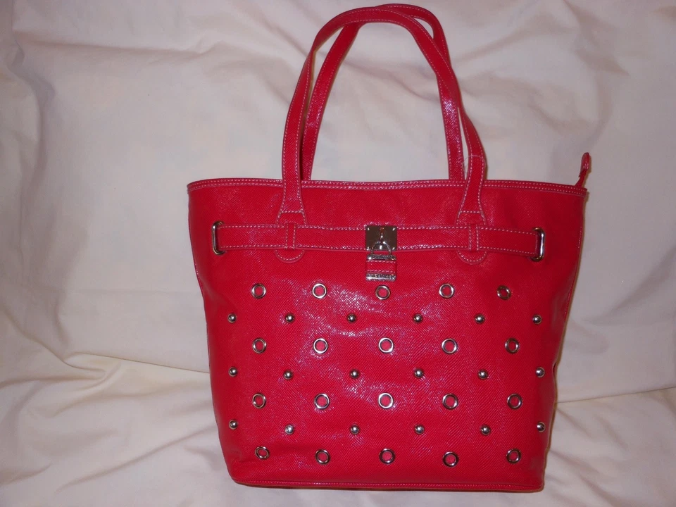 Nine West большая сумка с короткими ручками в рубиновый красный