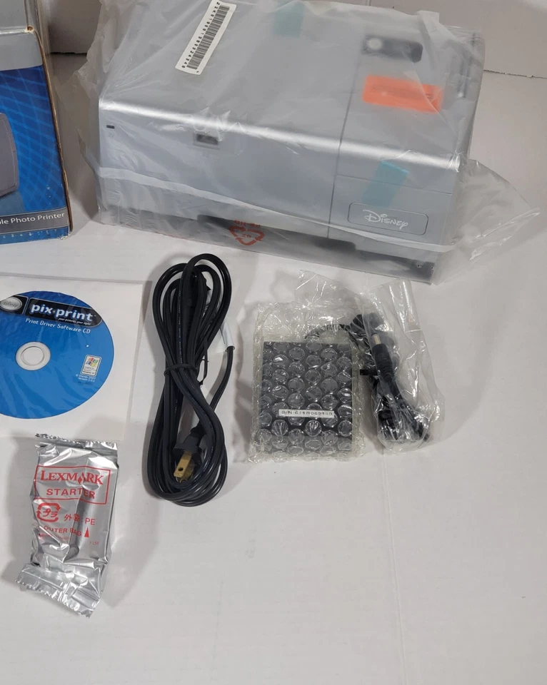 Disney Pix Print P250 Lexmark Portable Photo Printer NEW OPEN BOX  - Image 3 of 4