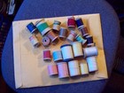 Lot of 23 Vintage Wood Sewing Thread Spools    various sizes — photo 2