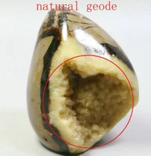 Natural Dragon Septarian Calcite Geode QUARTZ Crystal Free-form Stone Healing