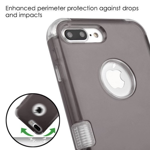 TRANSPARENT Case For Apple iPhone 7 8 /PLUS Hybrid Shockproof Rubber Armor Cover - Picture 11 of 32
