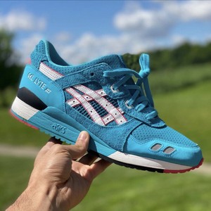 asics gel lyte iii teal dragon