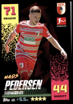 Match Attax EXTRA Bundesliga 2022 2023 Nr. 485 - Mads Pedersen