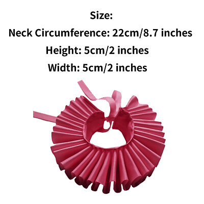 Pet Ruffled Neck Collar Cats Clown Role Play Flexible Cosplay Dogs