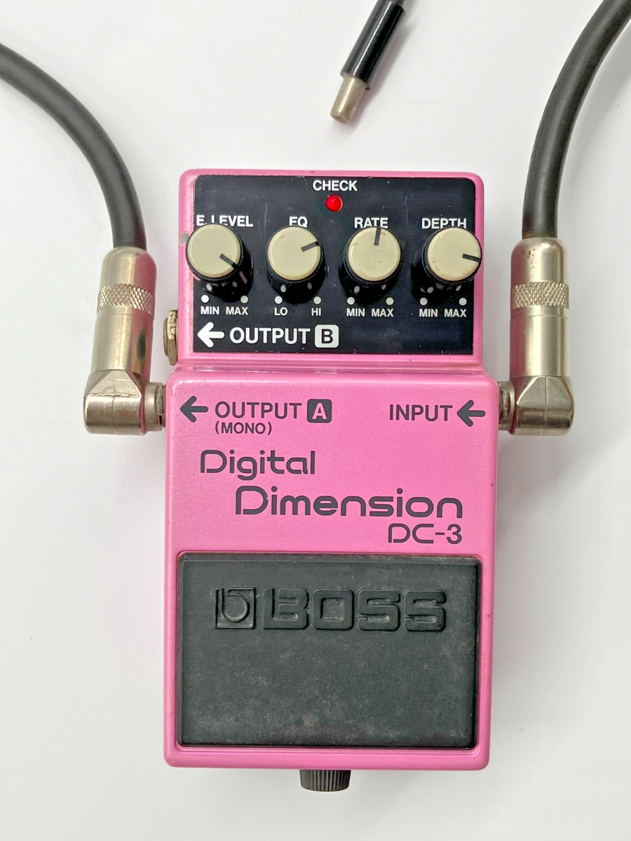 Boss DC-3 Digital Dimenstion Chorus 1988 Early Type Made in