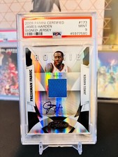 ⭐️ 2009 Panini Certified James Harden #173 PSA 9 RC RPA AUTO Refractor 🔥SP