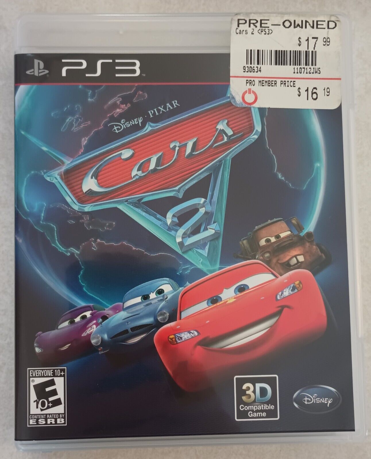 Cars 2 - Carros 2 ps3 psn - Donattelo Games - Gift Card PSN, Jogo