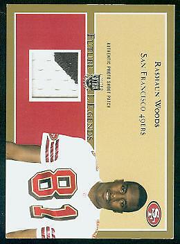 2004 SkyBox LE Future Legends Jerseys Gold Patch #FLRW Rashaun Woods Jersey /25