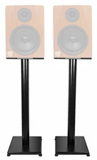 Rockville 29" Black Steel Studio Monitor Speaker Stands For Rockville APM5C