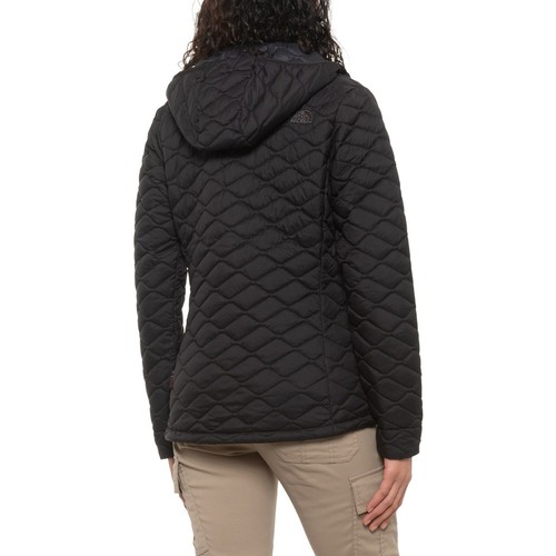 The North Face Women's Thermoball Hoodie Jacket Black - Picture 2 of 2