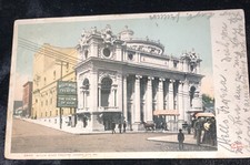 Kansas City, Mo Willis Wood Theatre The Sultan of Sulu Vintage 1906 Postcard