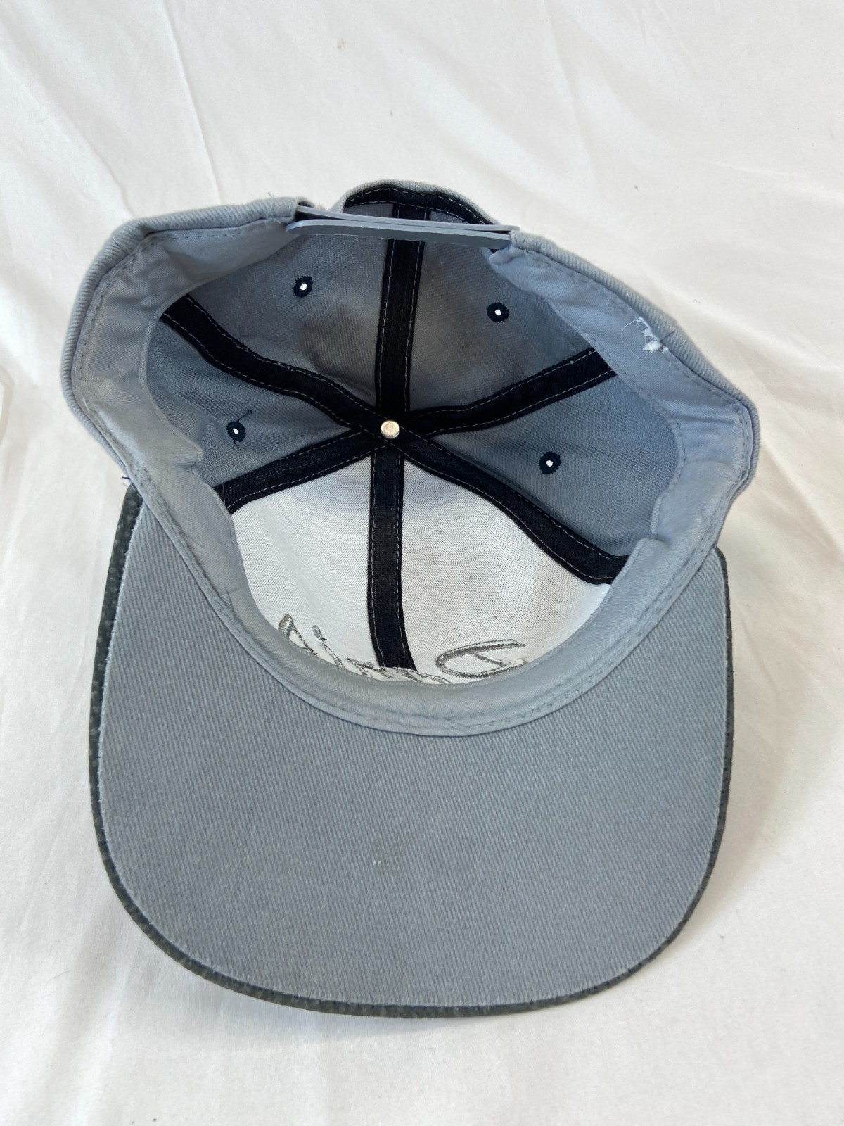 Paris Baseball Cap Snapback Hat Gray Embroidered … - image 7