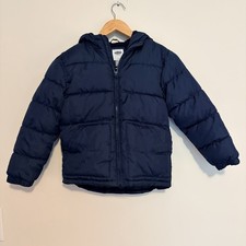 Kids Old Navy Navy Blue puffer Jacket Size Small 6/7 