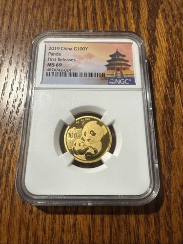 2019 Chinese Gold Panda 1/4 oz — photo from the most recent tracked eBay sale