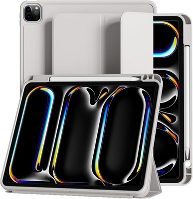 Case for iPad Pro 11 inch (M5/M4) 2025/2024 with Pencil Holder, Shockproof Desig