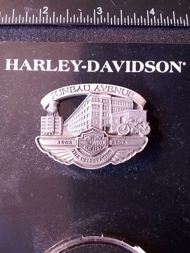Harley Davidson 100th Anniversary Pin & Coin Set Juneau Avenue The Celebration - Bild 9 von 9