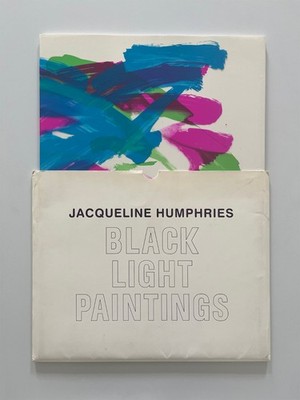 JACQUELINE HUMPHRIES BLACK LIGHT PAINTINGS