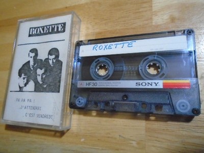 VERY RARE Roxette DEMO CASSETTE TAPE France power pop rock 3x UNRELEASED 1985 !