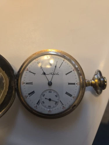 Illinois Springfield Pocket Watch Gold Filled Hunter Case Running Antique