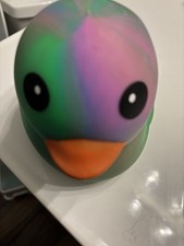 NEW Squeezy - Tie Dye Rubber Duck - Sensory Fidget Toy - Multicolor --
