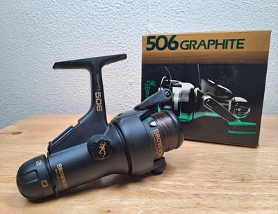 1980s Browning 506 Graphite Ultra-Light Spinning Reel - Boxed with Manual