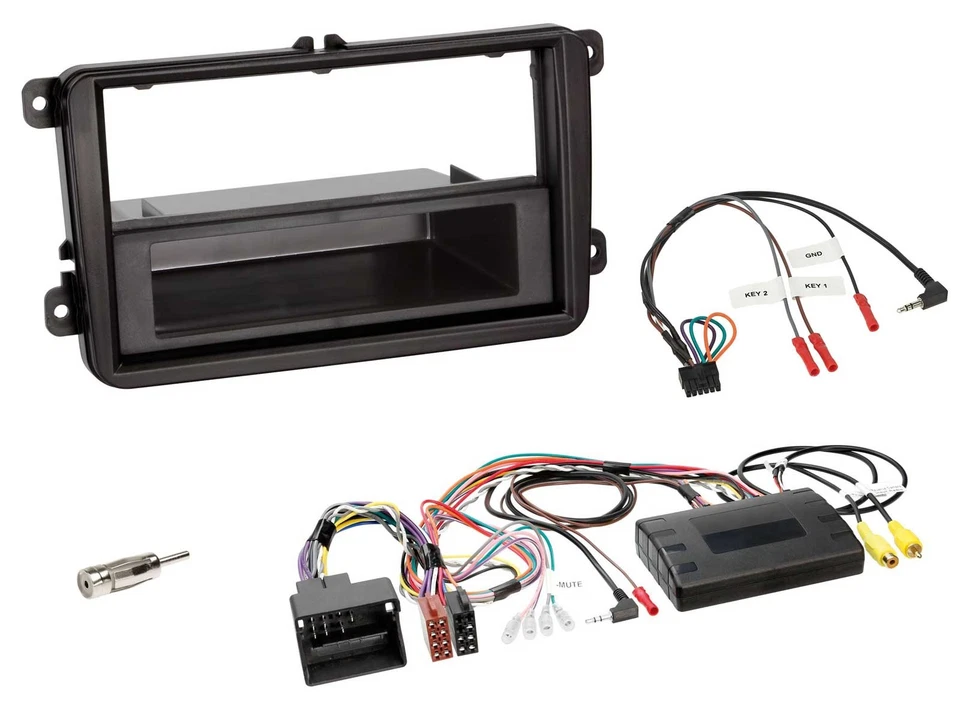 JVC Bluetooth Lenkrad USB DAB CD Autoradio für VW T5 Golf Tiguan Touran 2009-201 - Bild 3 von 4