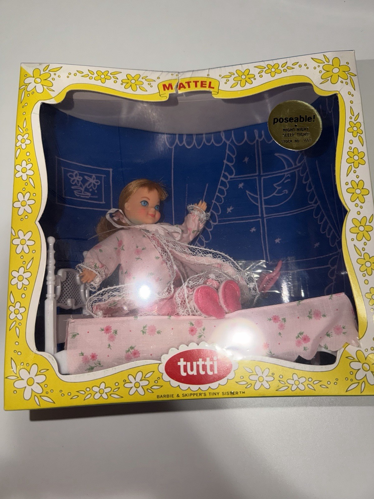 1965 Mattel Tutti “Night Night Sleep Tight” #3551 NRFB Sealed EXCELLENT Box