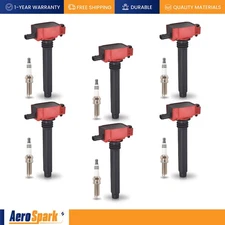 6 Energy Ignition Coil & 6 Platinum Spark Plug for Chrysler Dodge Jeep Ram 3.6L