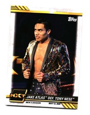 Jake Atlas def. Tony Nese 2021 Topps WWE NXT 25