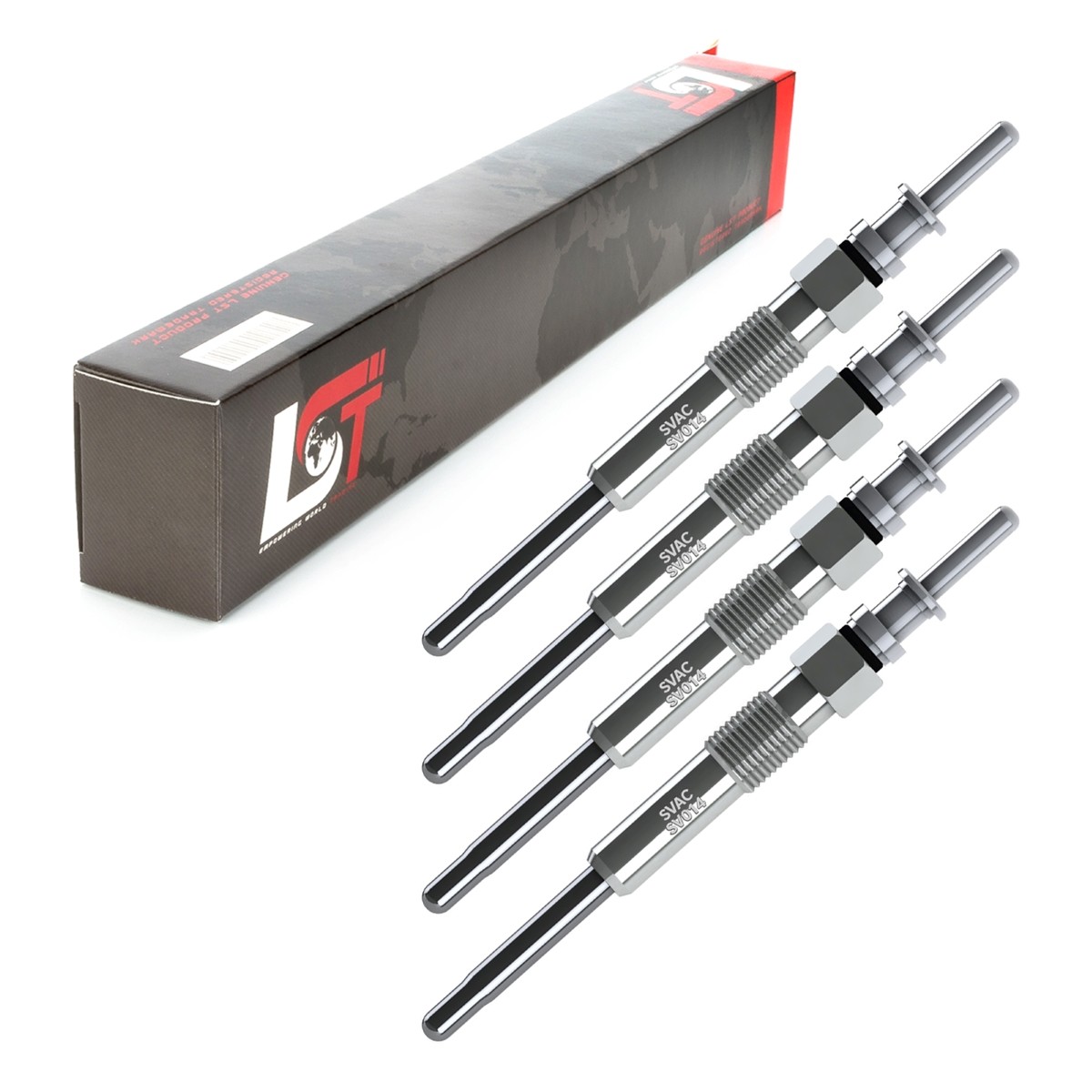 4x Glow Plug Rod Glow Plug for Opel Omega B 2.5 DTI 11 Volt 1214018