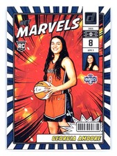 2025 Donruss WNBA #17 Georgia Amoore Net Marvels Rookie Washington Mystics